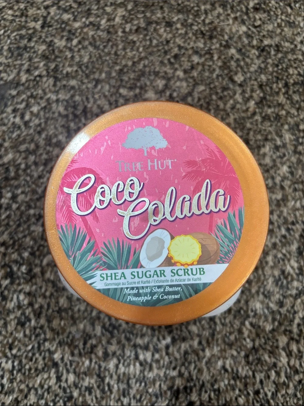 Tree Hut Coco Colada Shea Sugar Scrub – Pink & Gold